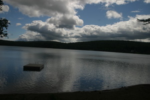  Stacey's lake photo, inspiration for one painting