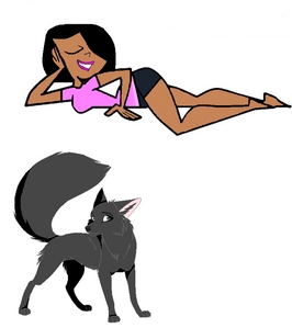 Rochelle human and wolf form