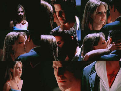 Day 5: Your favorite kiss - The kiss in the end of the Angel episode when they are at the Bronzes.
