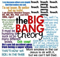  giorno 04 - Your preferito mostra ever The Big Bang Theory. I've watched every single episode like 9 time