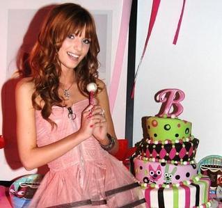 bella with her cake :]