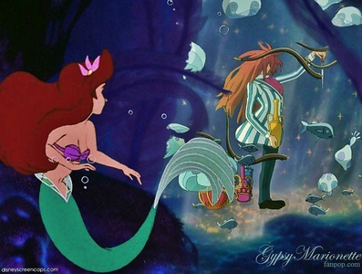  Here's mine ^_^ "A Human? Under the Sea?"