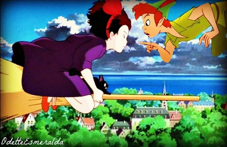 Mine :) It's Kiki from Kiki's Delivery Service and Peter Pan .