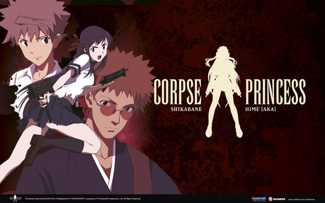 Corpse Princess. It's about zombie girls called Shikabane Hime that have to kill 108 regular Shikaban