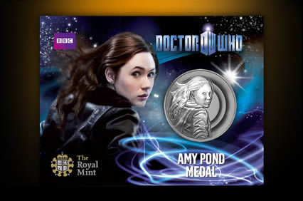 - Amy Pond Official Medal

All items are available from The Royal Mint

-- http://www.royalmint.com/s