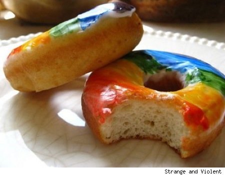 Rainbow doughnuts!