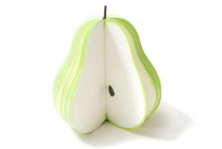 It's pear notepad. It's great, isn't it? I would like to have one :)