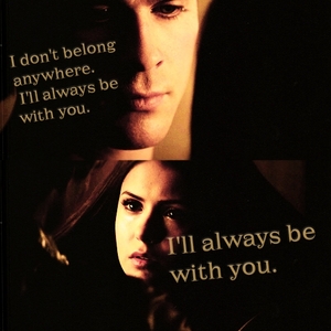 Damon and Elena :
1. Large Text: