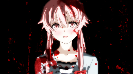 Like  

Yuno Gasai from Mirai Nikki 
"Choose me and live, or choose Sixth and die.”
