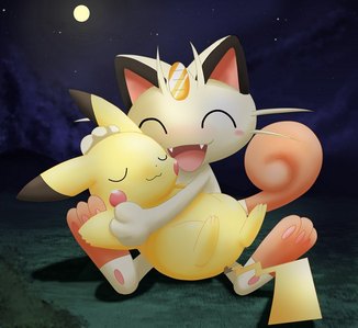 Pikachu and Meowth are in.