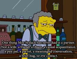I dunno. I'd probably be some sort of triple cross between Marge('cause I'm responsible and motherly;
