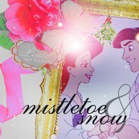 I'll put this here until/if I decide to make a better one. That's mistletoe above Ariel & Eric's head