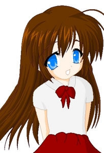  (this is sorta wt melody looks like..shes in her boarding school uniform)