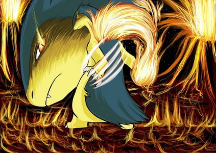 Typhlosion is returning here for another chance of victory :) 