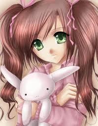  Name: Kimi Age: 13 Description: She's pretty shy and never let's go of her bunny doll that her mom ga