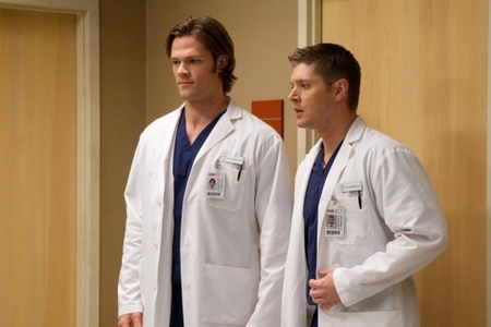 "[i]Dean and Sam as doctors[/i]"