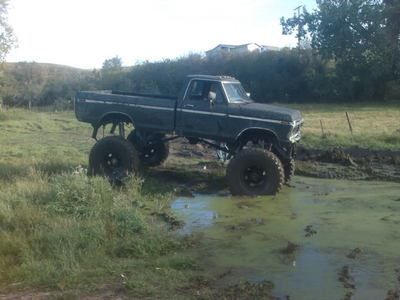  This happened a couple years back when we still had that deep жопа, попка mud hole behind our house! I know m