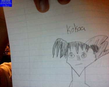  Diz iz my new drawing of Kokoa! dis took me 5 hourz to make i spent all of last nite wurking on it! y
