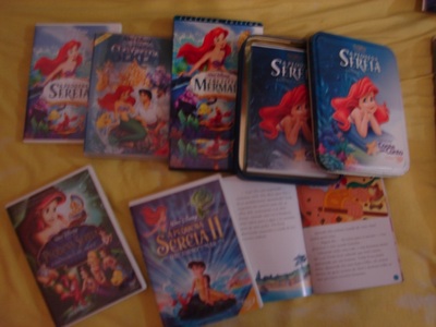 PHOTO #2 - The Little Mermaid Collection. The first DVD (from left to right) is the regular brazilian
