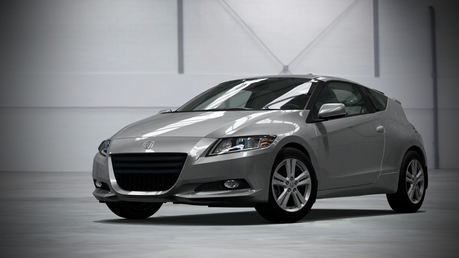 This is the loaner car for people while I work on theirs. The 2012 Honda CR-Z 