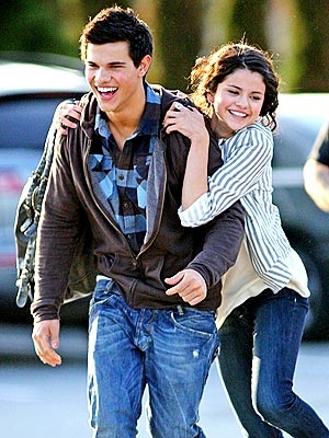  It's not an actual couple, but i loved it ! Taylor Lautner and Selena Gomez !!!!