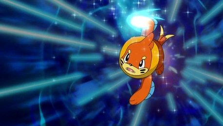 Buizel: (Charges with Ice Punch)  "You're mine!"