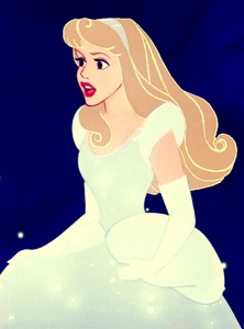 Aurora in Cinderella's ballgown ^^