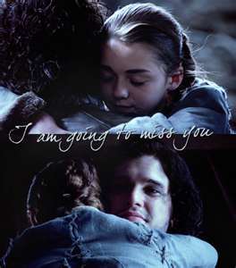 Day 10 - Favorite siblings

Tough choice, but I'm going to go for Jon Snow & Arya Stark from Game of 