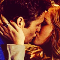  Kiss - Matt & Caroline kissing after getting back together.