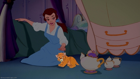  Belle with Oliver from Oliver and Company x