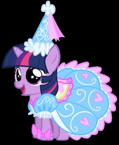  This isn't por me, but I thought it was cute. Twilight dressed as princess.