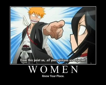  Heh, this is what Ichigo thinks of women...