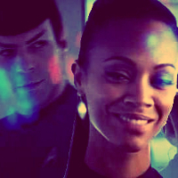  10. Funny There's nothing funny in the movie, so I just took when Spock smiled at Uhura and she was h