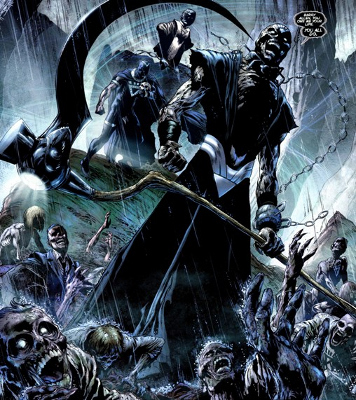  Name : Neckron Alias : "the reaper Neckron" & "death's Angel" Alignment : Evil / personal assass