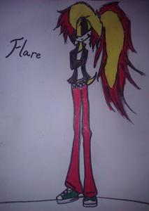  Flare: I am how आप say an emotion but formed into a clone but looks different i was brought into thi