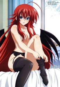 Rias took it longer then Neko Amy But not By much.She Began to Breathe heavy to.