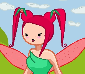  Name:Strawberry Fairy AKA Tanny Age:18 Species:Fairy personality:Ill tempered,mean,kinda psyho,ego