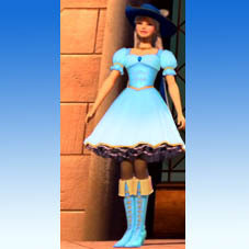  [b]Round 14: Corinne in màu hồng, hồng Musketeer Dress Corinne in Light Blue Dress[/b] [i]"She is beautif