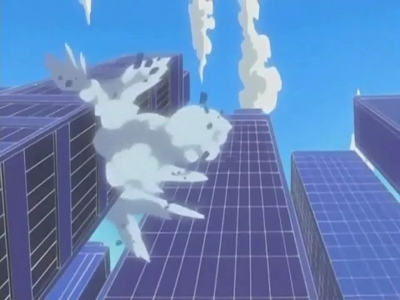 HA!   '' zangetsu get been hit by another building ''