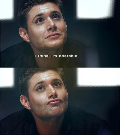 [b]Of course that only Jensen Ackles-Dean Winchester
Like he said he's just adorable[/b]