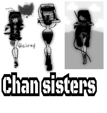 Name: song chan,lin chan,jade chan Villan name: viciroy,poison,ember Age: 16,15,12 Powers: flying