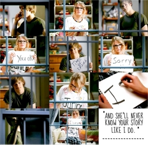 a collage from "you belong with me"