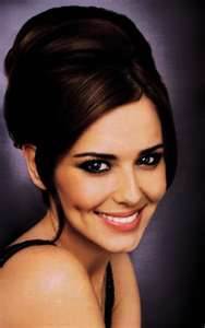 Make a Cheryl Cole icon. Stick to the theme.

The theme could be in a music video, with a certain p