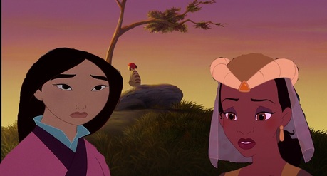 Backrounds from my favorite Disney Movie, The Lion King 1 1/2

So basically, Mulan and Tiana were j