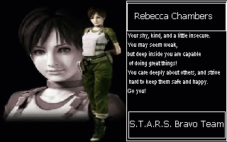  Which Resident Evil girl are tu most like Created por pokerface 183 other people got this res