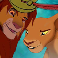  8.Picturing a fairy tale/classic story (must not be the one the movie adapts) Simba as Robin capuche, hotte