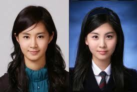  3-who looks prettier in past of before debut ?yuri of seohyun they just like twins