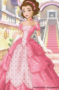 This is my fave Deluxe gown - but I can't say I like Belle's hair here! Now someone find my previous 