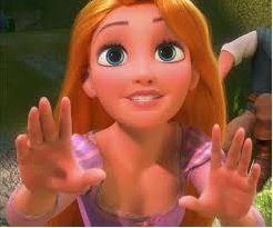 here you go Rapunzel is the only green eyed princess.  Now find a picture the princess who's story yo