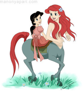  and Ariel with Melody now find me a picture of pocahontas with meeko